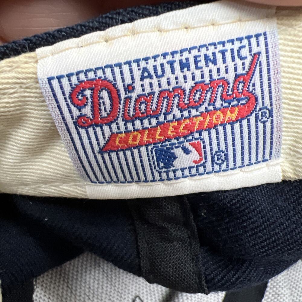 Vintage San Diego Padres Logo Cap Dark Blue Size 6 7/8 1990s MLB Baseball Cap - Picture 9 of 11